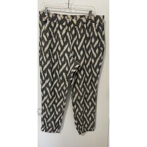 J Crew Cat Eye Cropped Pants Size 12 NWT Summer Cottagecore Vacation